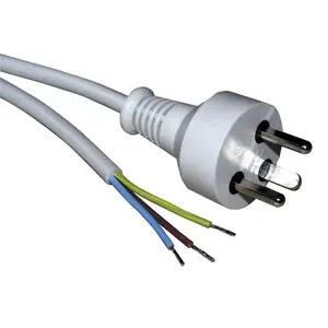 Power cable ROLINE 30.16.9037 White 6 m DK-EDB