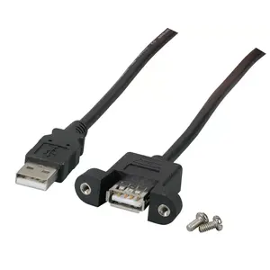 USB A to USB A cable ROLINE K5291SW.0,5V2 (USB 2.0, 0.5 m, black)