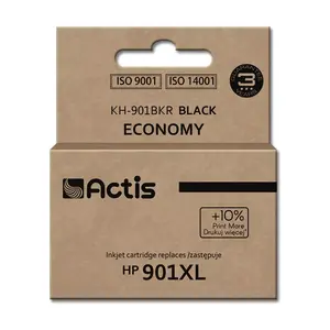 Черный картридж ACTIS KH-901BKR совместимый с HP 901XL, пигментные чернила 20 мл, стандартная ёмкость, 1 шт.