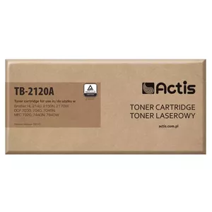 Тонер-картридж ACTIS TB-2120A совместимый с Brother TN-2120, чёрный, ресурс 2600 страниц