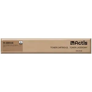 Toneru kasetne ACTIS TC-EXV33X melna, saderīga ar Canon C-EXV33, ietilpība 14 600 lappušu, 1 gab.