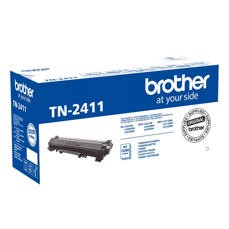 Tonera kasetne Brother TN-2411 — melna Photo 2