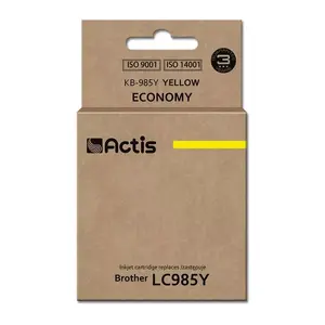 Картридж с чернилами ACTIS KB-985Y совместим с Brother LC985Y — жёлтый, 19,5 мл, стандартная ёмкость