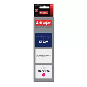 Activejet AH-GT52M ink (replacement for HP GT-52M M0H55AE; Supreme; 70 ml; magenta)