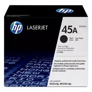 Картридж HP 45A (Q5945A) — оригинальный чёрный для LaserJet, ресурс 18 000 стр., 1 шт.