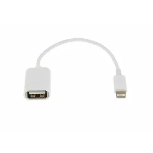 RoGer OTG Adapter Lightning to USB Connection White