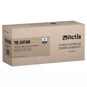 Tonera kasete ACTIS TB-2010A saderīgs ar Brother TN-2010, melna, standarta izturība 1000 lapas, 1 gab.