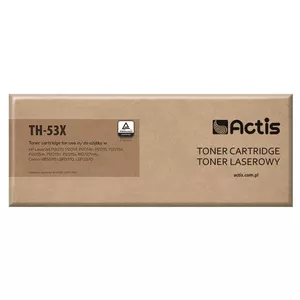 Saderīgs melns tonera kārtridžs ACTIS TH-53X priekš HP (standarta ietilpība, 7000 lpp., 1 gab.)