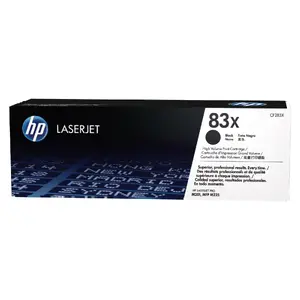 HP 83X Augstas ražības melns oriģinālais LaserJet tonera kasetne 2200 lapas