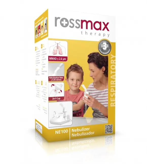 Nebulizators ROSSMAX NE100 portatīvs kompakts dizains