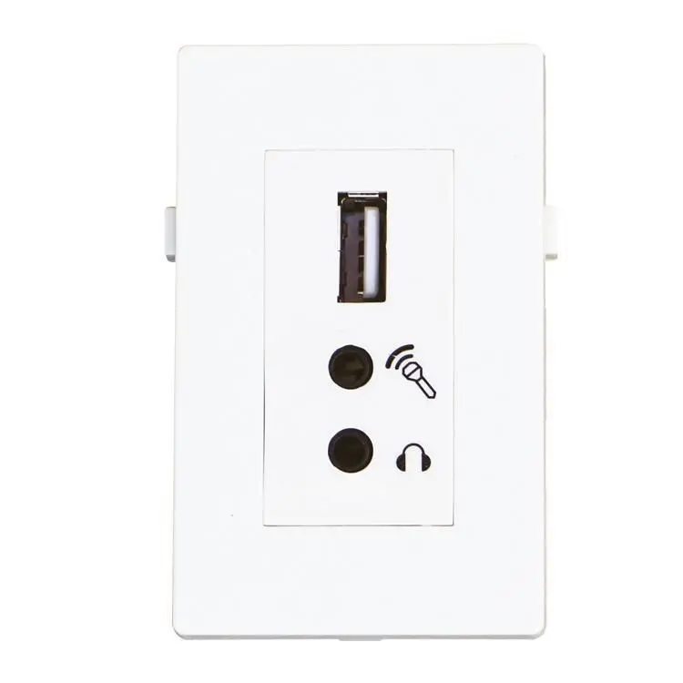 USB2.0+2x Mini Jack Modulis Garbot