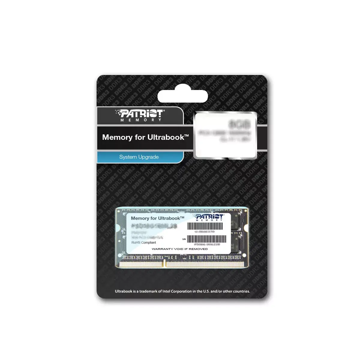 PATRIOT 8GB DDR3 1600MHz SO-DIMM модуль Photo 6