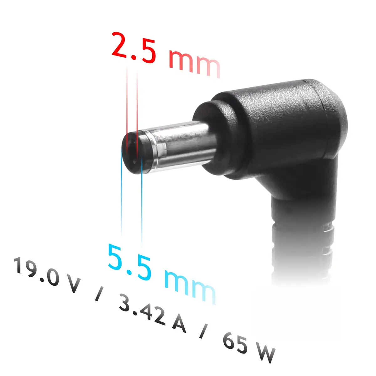 Adapteris Akyga AK-ND-01 19V 3.42A 65W Photo 3