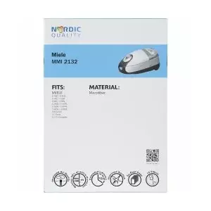 Putekļu maisiņi Nordic Quality MMI2132 Miele 5gab + 2 filtri / 358128