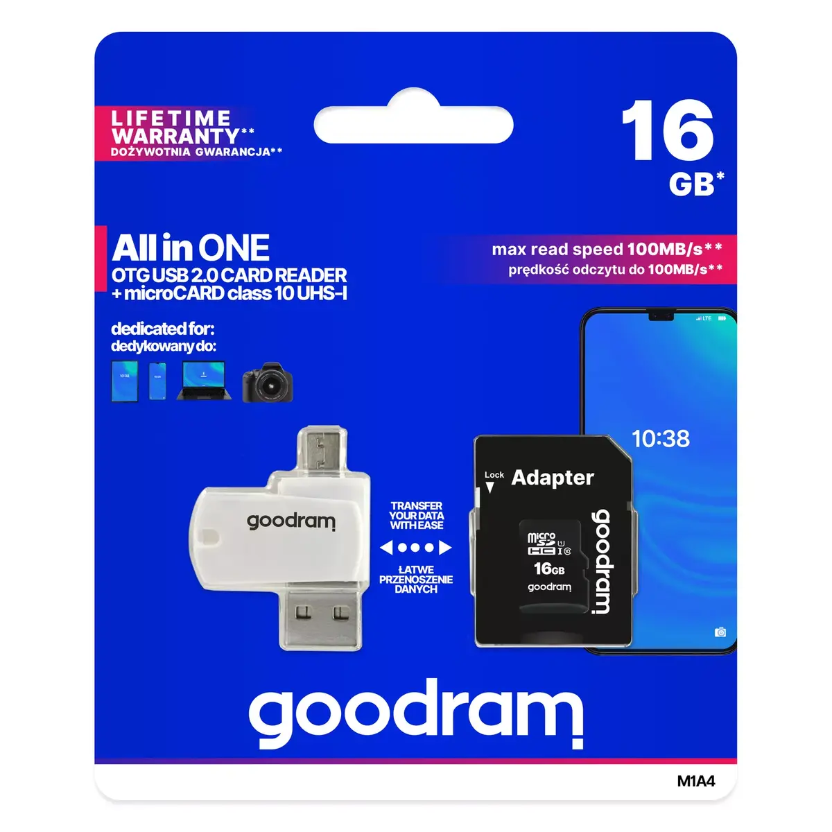 MicroSDHC GOODRAM M1A4 16 ГБ Class 10 UHS‑I Photo 8