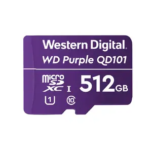 MicroSDXC Western Digital 512 GB Class 10 UHS Class 1 WD Purple SC QD101
