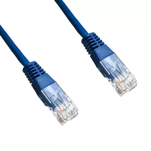 Сетевой кабель DATACOM patch cord UTP cat5e 1M синий