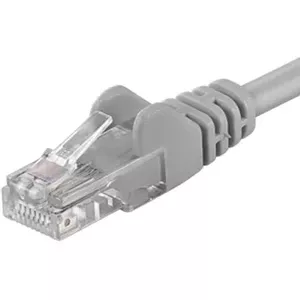 PremiumCord Patch kabel UTP Cat6 10cm seda tīkla kabelis Pelēks 0,1 m U/UTP (UTP)