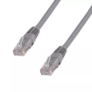 DATACOM Patchcable 0,5 m , UTP, Cat5e, RJ45, pelēks