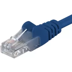 PremiumCord Patch kabel UTP Cat5e 25cm modra tīkla kabelis Zils 0,25 m U/UTP (UTP)