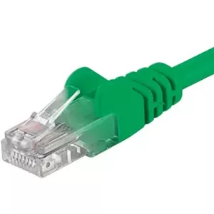 PremiumCord Patch kabel UTP Cat5e 50cm zelena tīkla kabelis Zaļš 0,5 m U/UTP (UTP)