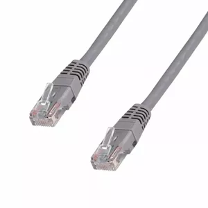 DATACOM Patchcable 0,25 m , UTP, Cat5e, RJ45, pelēks