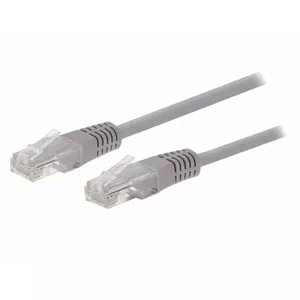 C-TECH патч-корд Cat5e, UTP, серый, 0,5 м