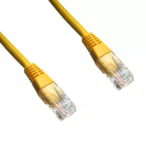 Network Cable DATACOM patch cord UTP cat5e 0.5M yellow