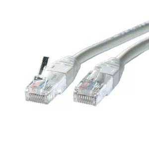 ROLINE UTP Cat.5e 1m tīkla kabelis Pelēks Cat5e U/UTP (UTP)