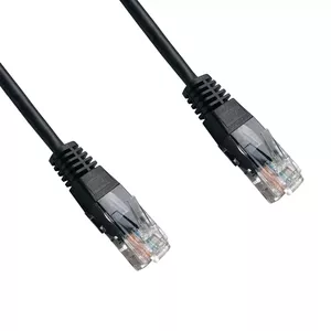 Сетевой кабель DATACOM Patch cord UTP CAT5E 1,5m черный