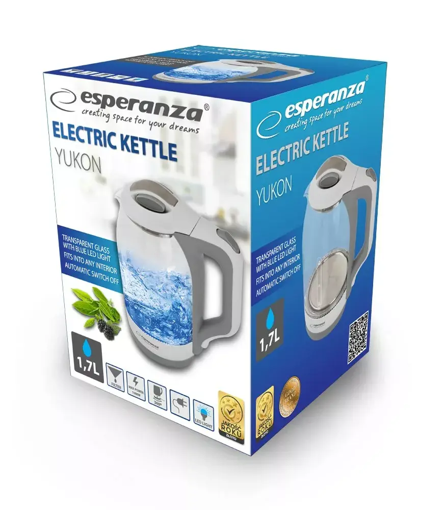 Elektriskais tējkanna ESPERANZA EKK025W 1,7 L 1500 W Photo 5