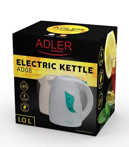 Elektriskais tējkanna Adler AD 08 w — 1 L, 850 W Photo 6