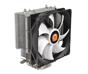 Кулер для процессора THERMALTAKE Contact Silent 12 — вентилятор 120 мм, 400–1500 об/мин, 74,33 CFM, 1,68 ммH₂O, серый