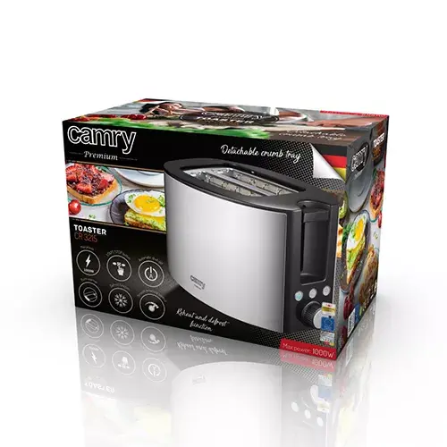 Grauzdētājs Adler CR 3215 — 2 šķēles 1000 W Photo 7