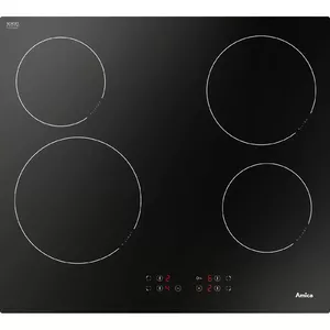 Ceramic Hob Amica PC6400ZH, 4 Zones, Touch Control