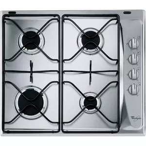 Whirlpool AKM 268/IX Нержавеющая сталь Встроенный Газовый 4 зона(ы)