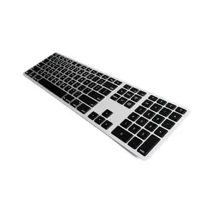 Matias Keyboard aluminum Mac bluetooth backlight Silver