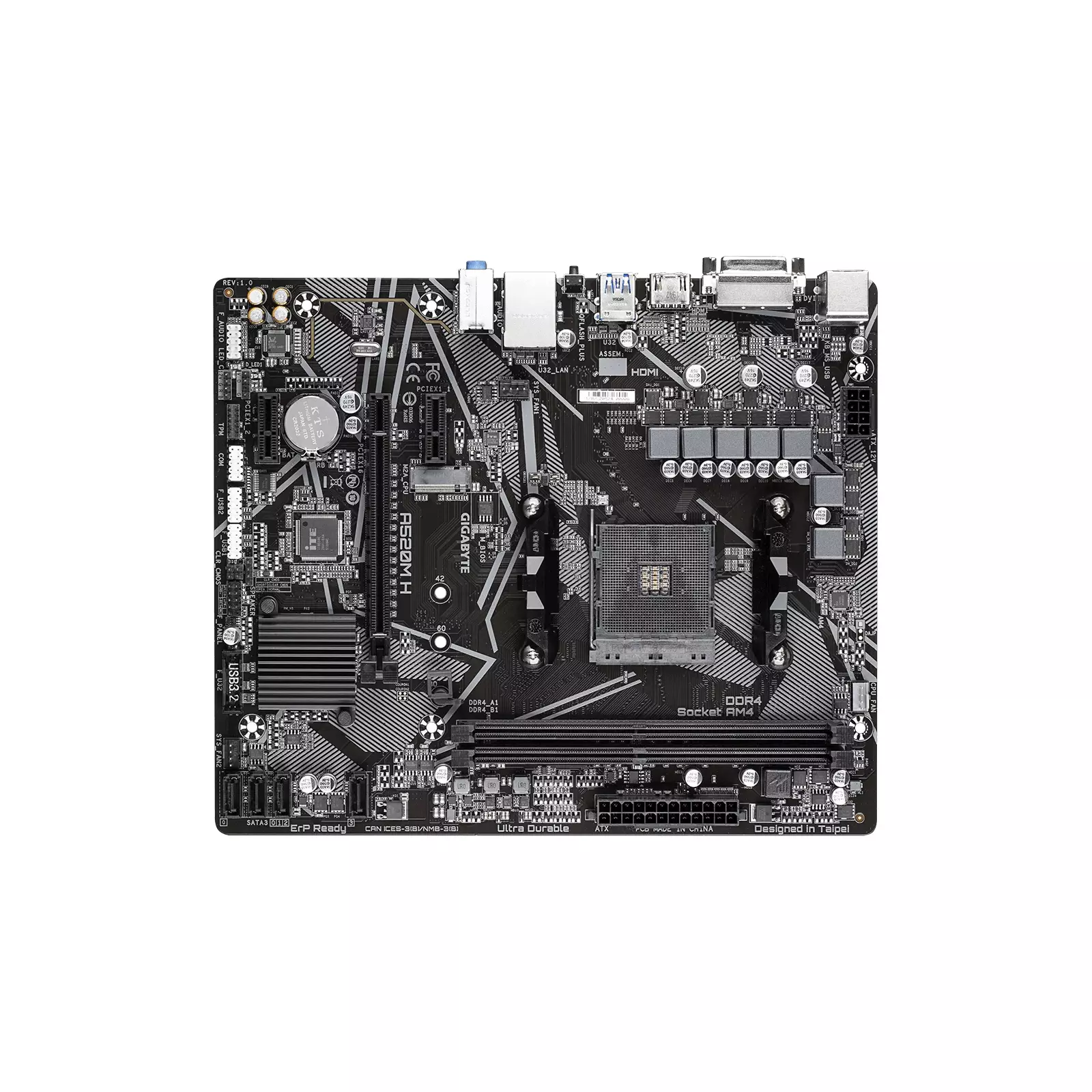 Gigabyte A520M H rev. 1.0 A520M H AiO.lv