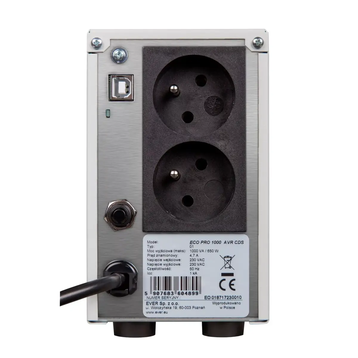 Ever ECO PRO 1200 AVR CDS UPS Photo 3