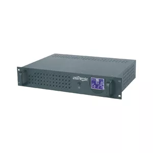 Rack UPS Gembird 19" 1500VA (900W), 4× C13, 8Ah SLA baterija, LCD, RJ11, USB, 3.4U, melns