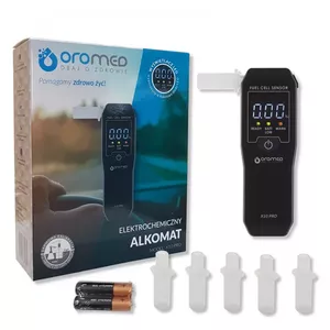 Oromed ALK_ORO-X10 PRO alkometrs 0 - 4% 0,05% Melns