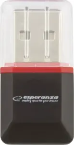 Card reader ESPERANZA EA134K USB 2.0 for MicroSD / MicroSDHC, Black