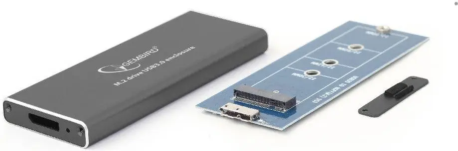 SSD korpuss Gembird EE2280-U3C-01 priekš 1x