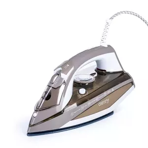 Camry Premium CR 5018 Steam iron Ceramic Ultra Glide soleplate 3000 W Brown, Grey, White