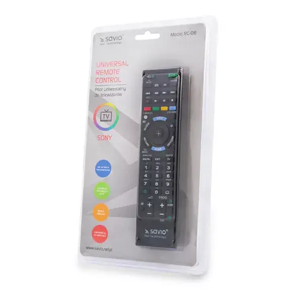 SAVIO RC-08 пульт для TV Photo 2