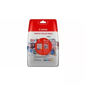 Cartridge Canon CLI-571 Ink Ctg CMYK + Photo Paper 4pk