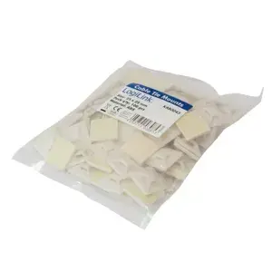 Kabeļu saites LOGILINK KAB0043 ABS 25x25 mm 100 gab. Photo 2