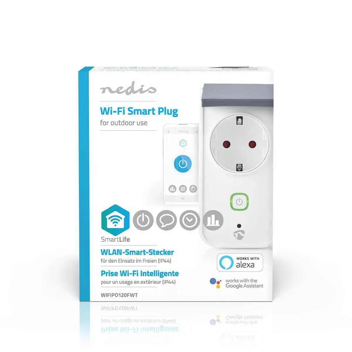 Умная розетка Nedis WIFIPO120FWT Photo 6