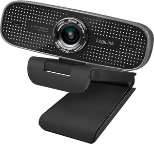 LogiLink UA0378 Conference HD USB Webcam Full HD 1920 x 1080 Pixels 2 MP 100° Dual Microphone Manual Focus Black