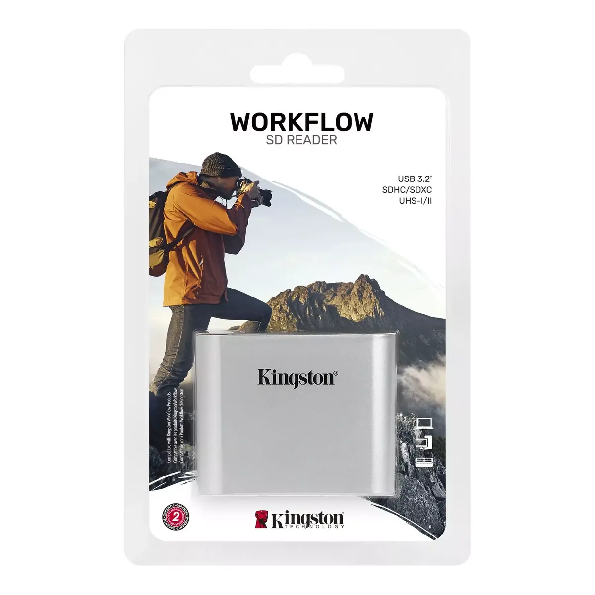 Karti lasītājs Kingston Technology USB3.2 Gen1 Workflow Photo 3